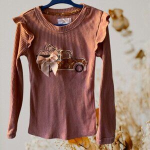 Kensie Girl's Applique Graphic Top